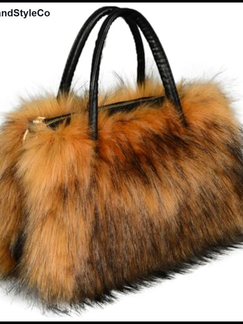 Faux Fur Hobo Bag Women Fuzzy Shoulder Purse Y2K Winter Makeup Travel Gift